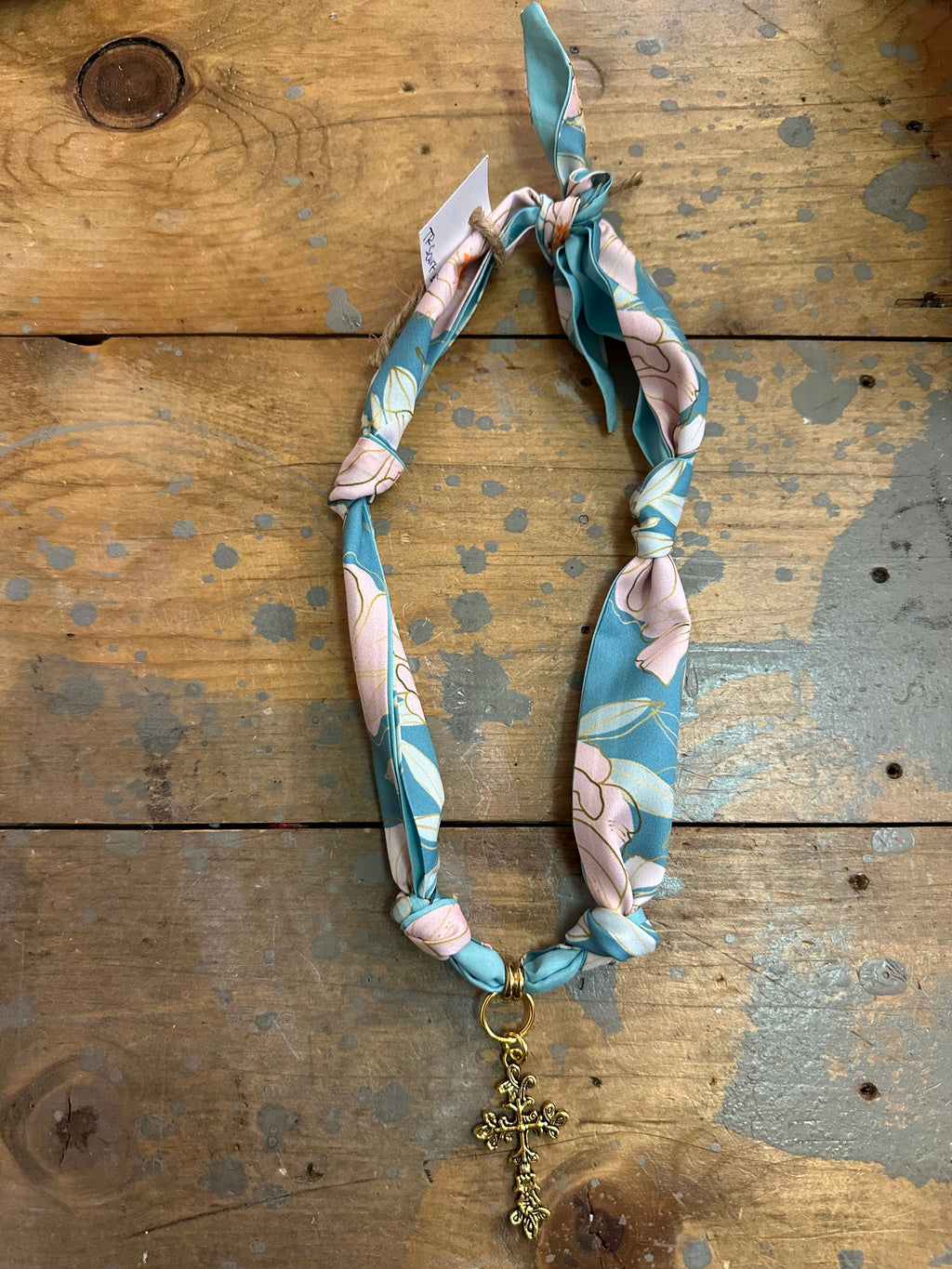 TR scarf necklace #119