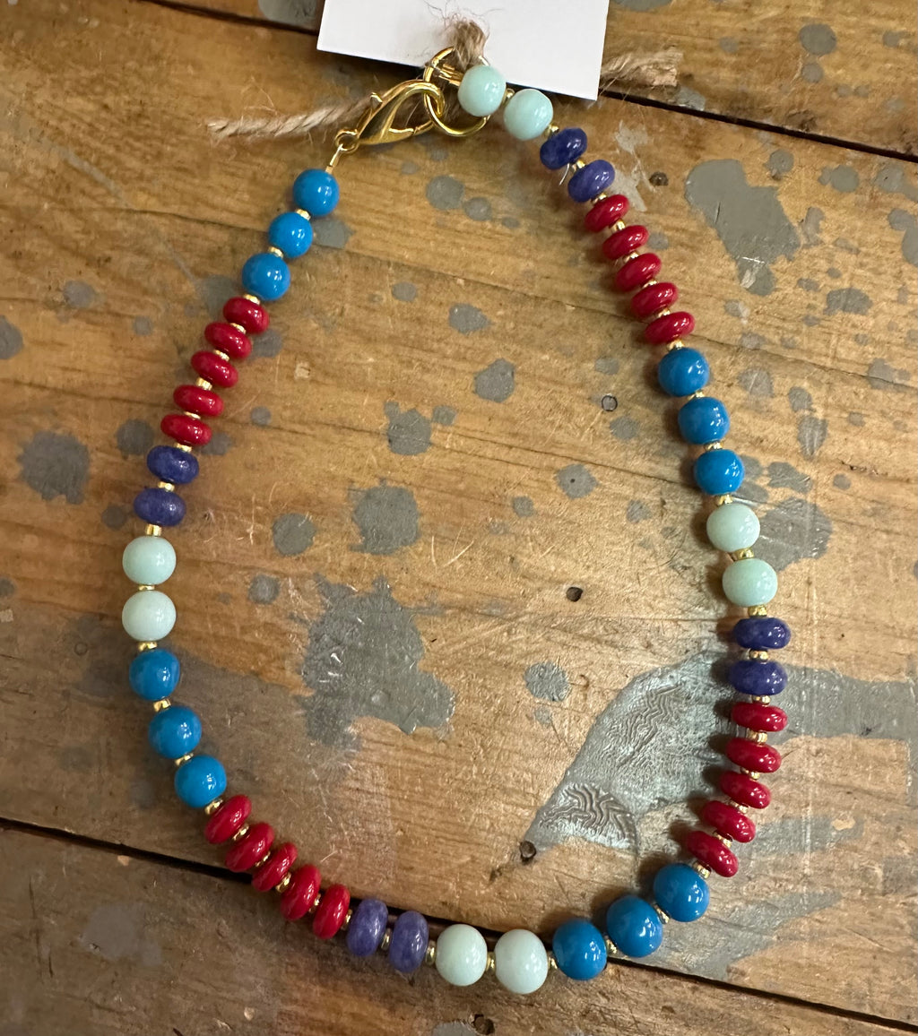 ole miss beaded necklace