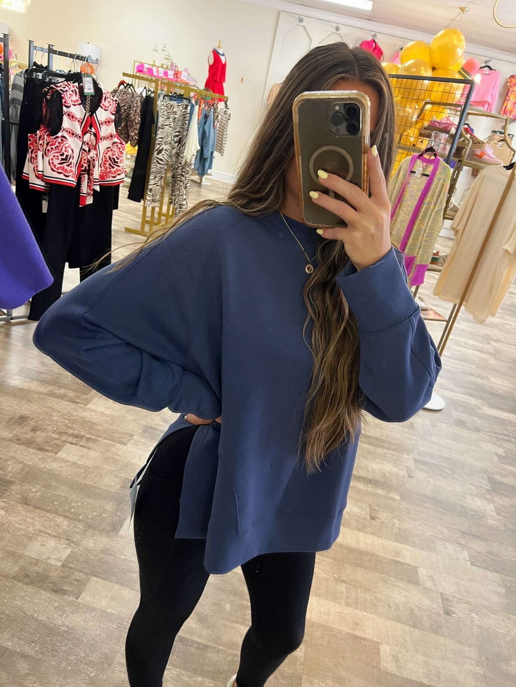 scuba sweatshirt - navy