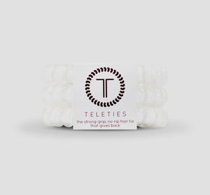 teleties spiral hair coils - large (coconut)