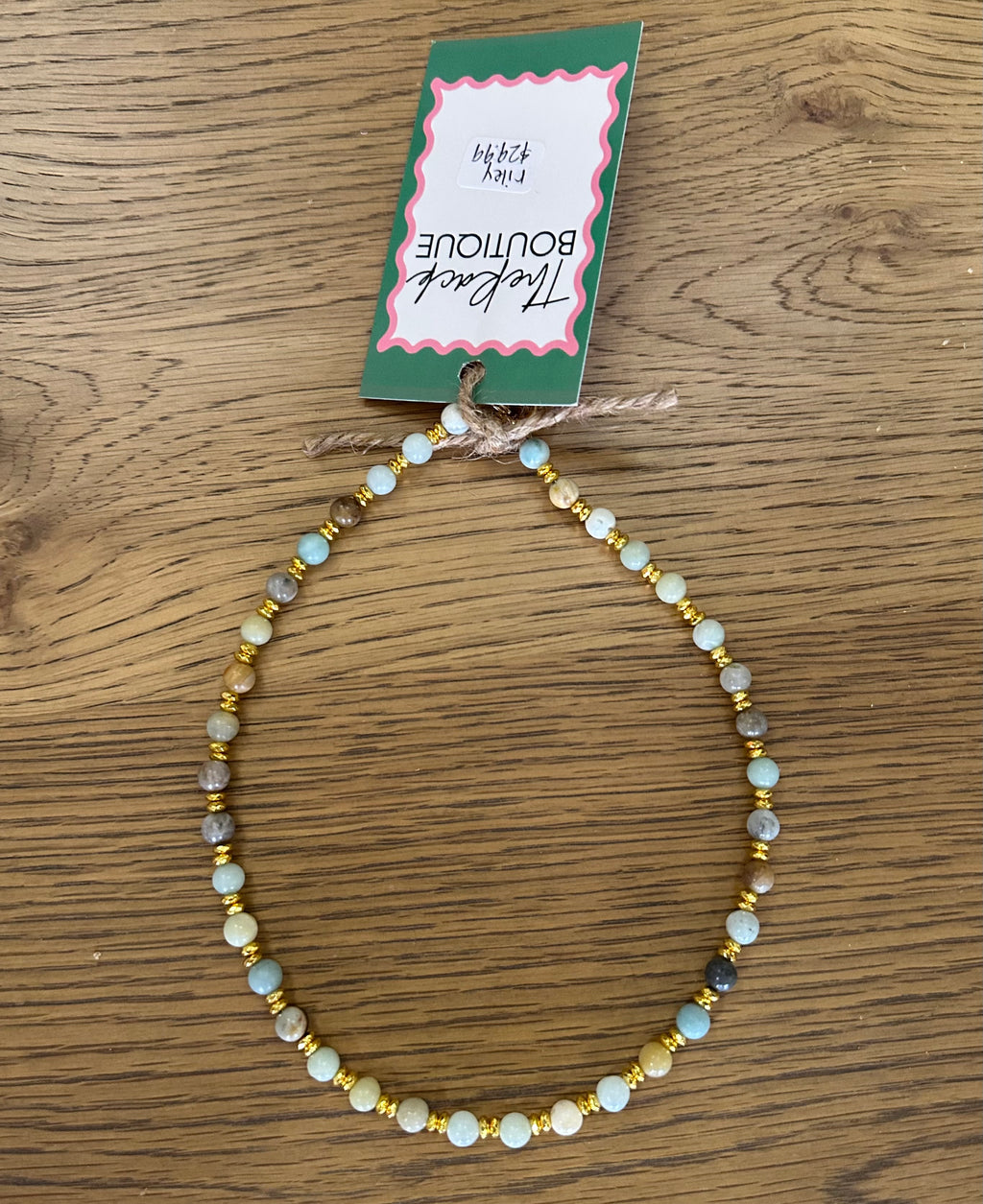 riley beaded necklace