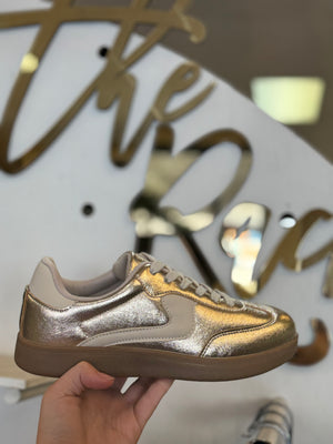 remus sneaker - metallic gold