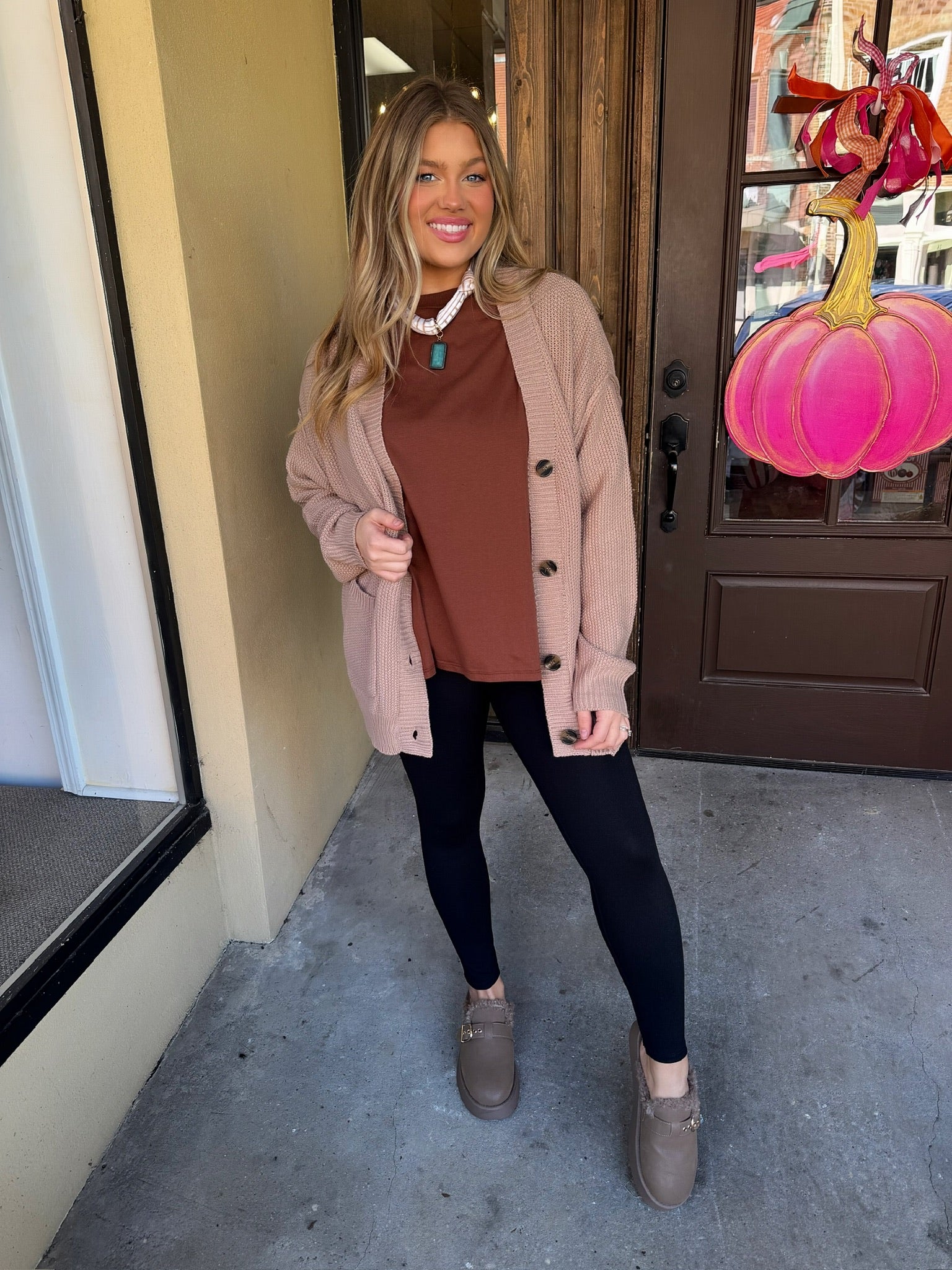 iris oversized tee in brown