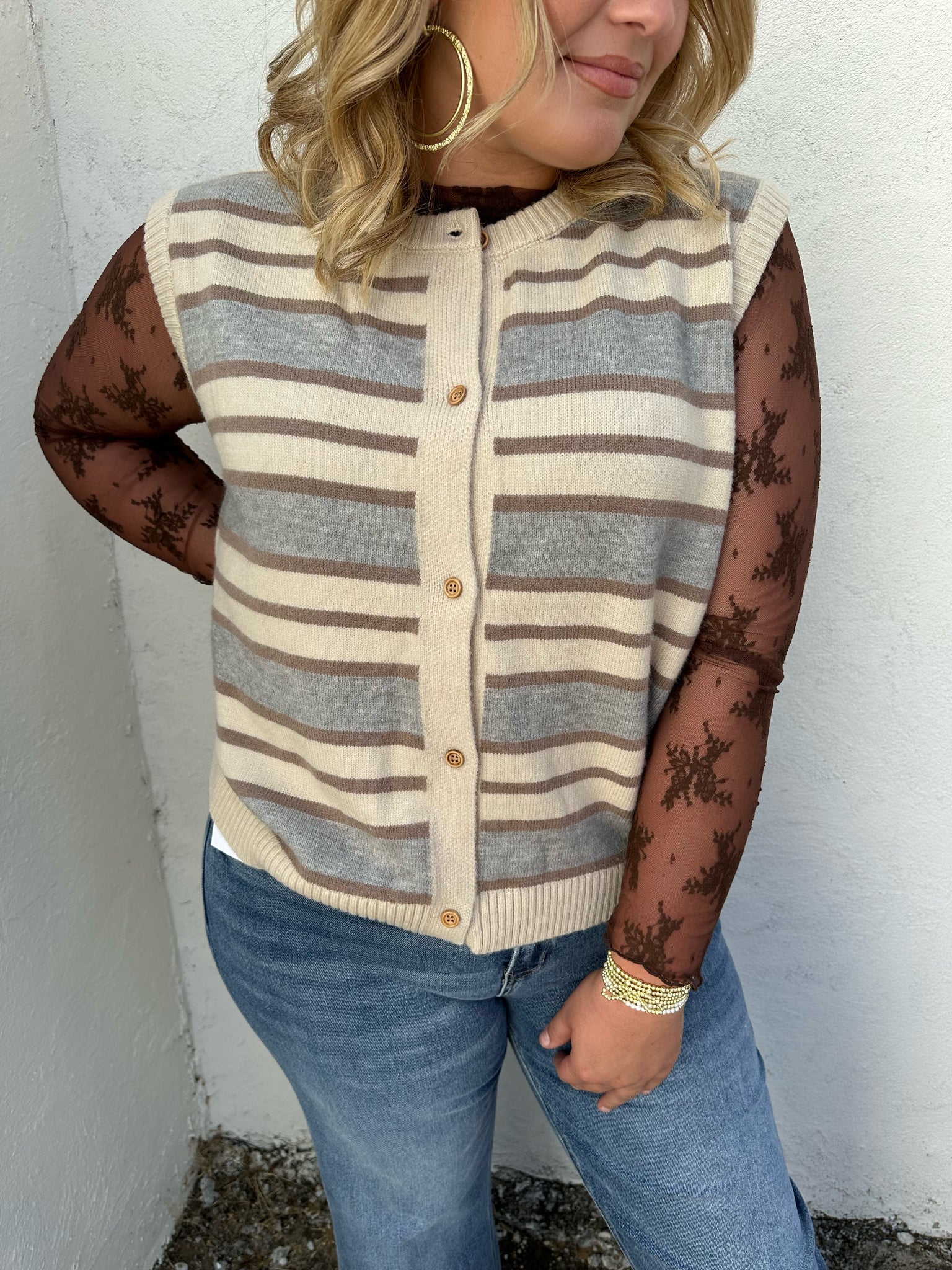 channing sweater vest