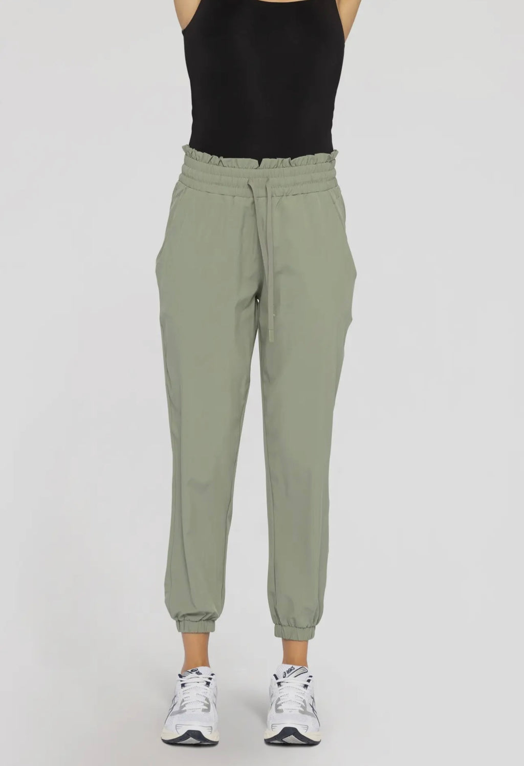 cuffed essential jogger - sea spray