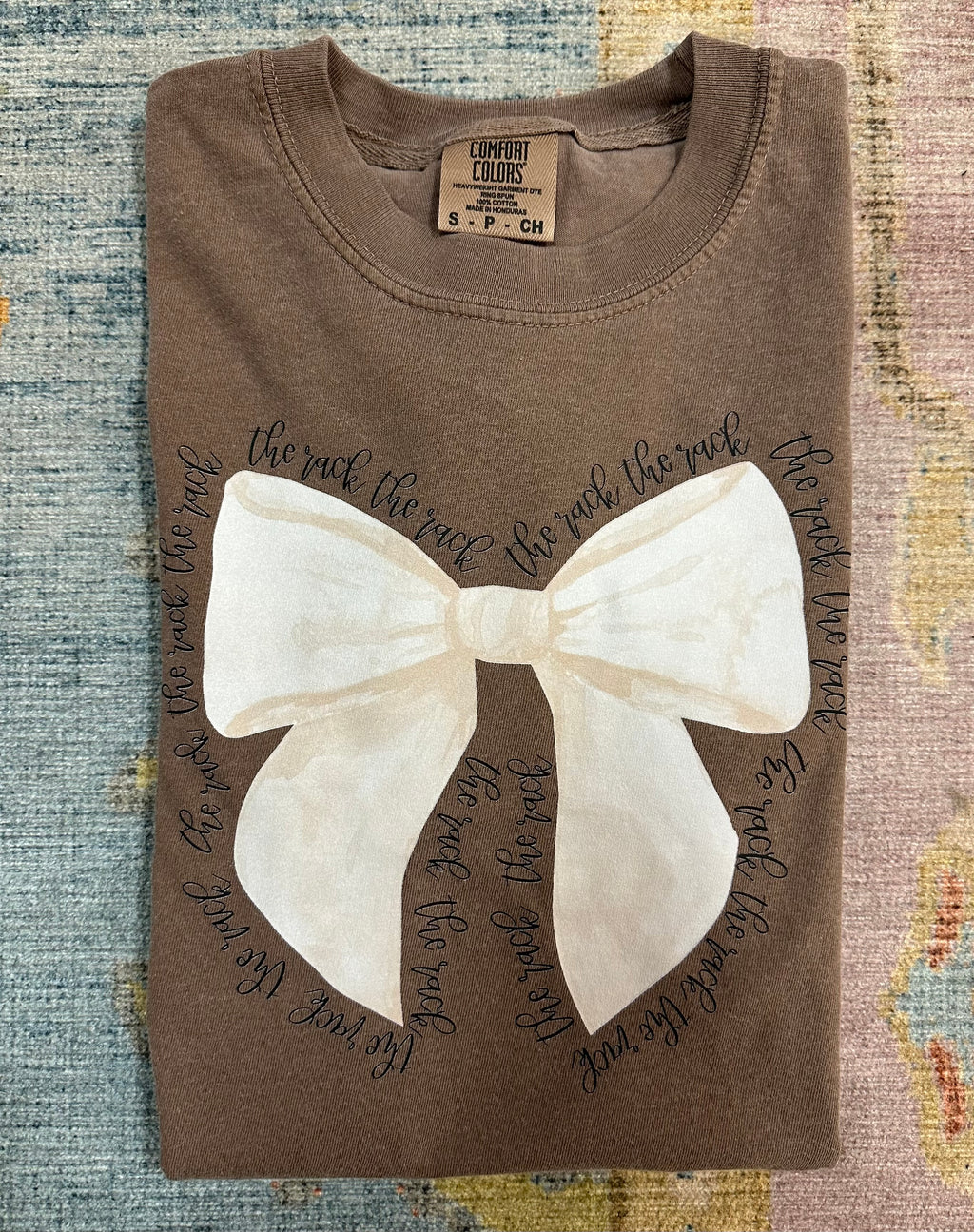 the rack bow tee - espresso