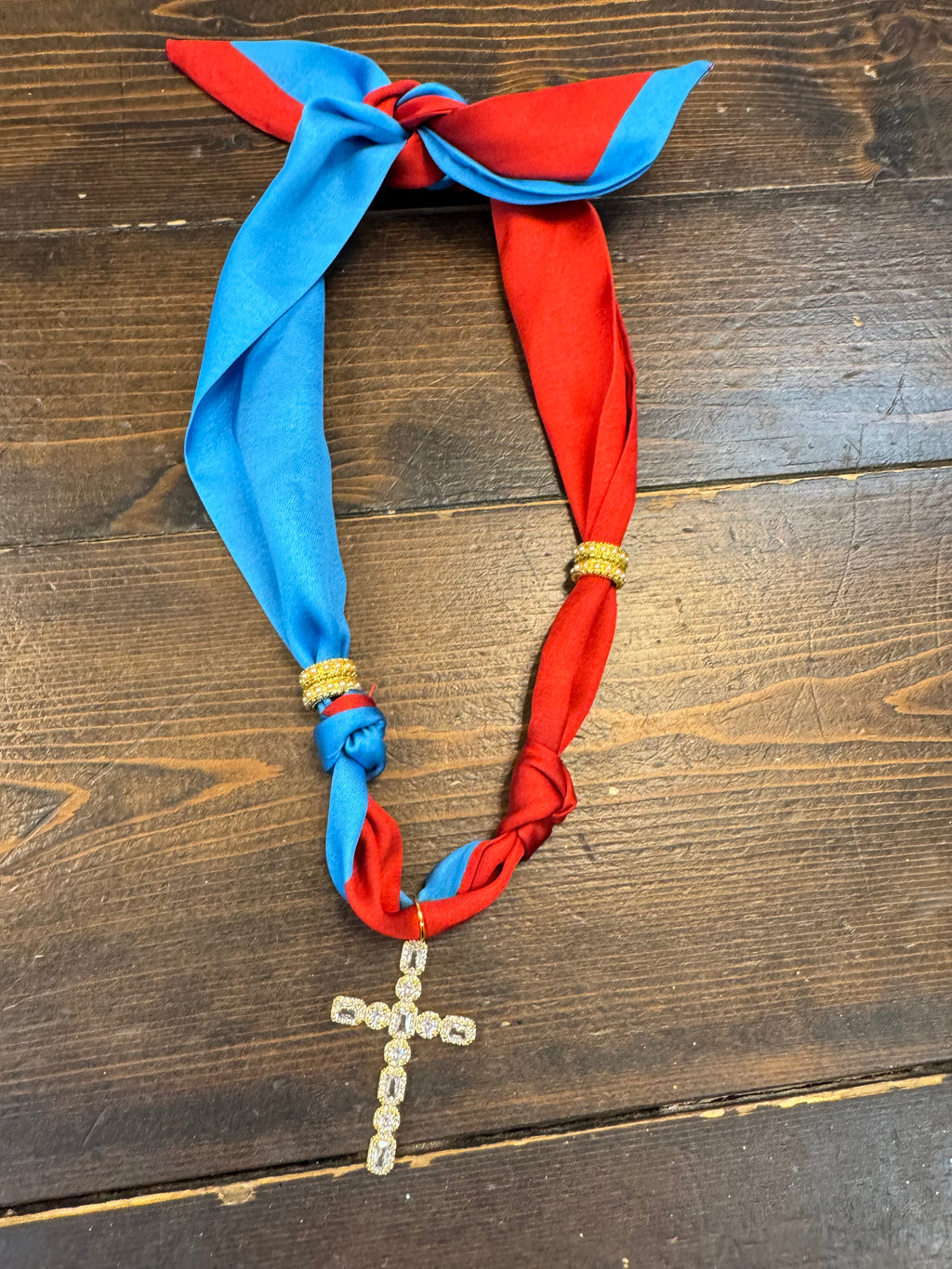 TR scarf necklace #296