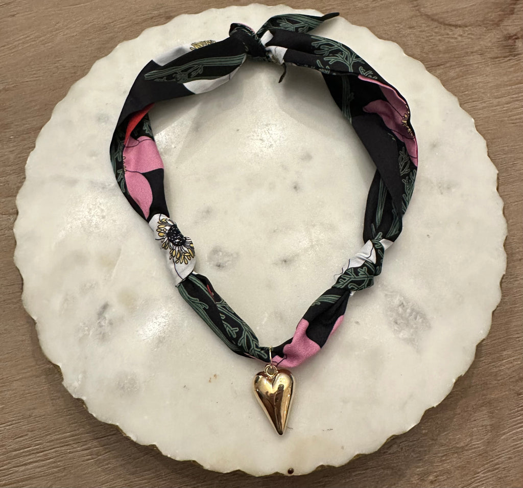 TR scarf necklace #89