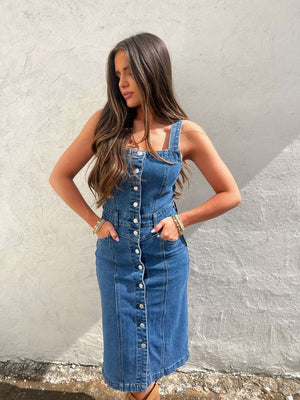 kelsea denim dress