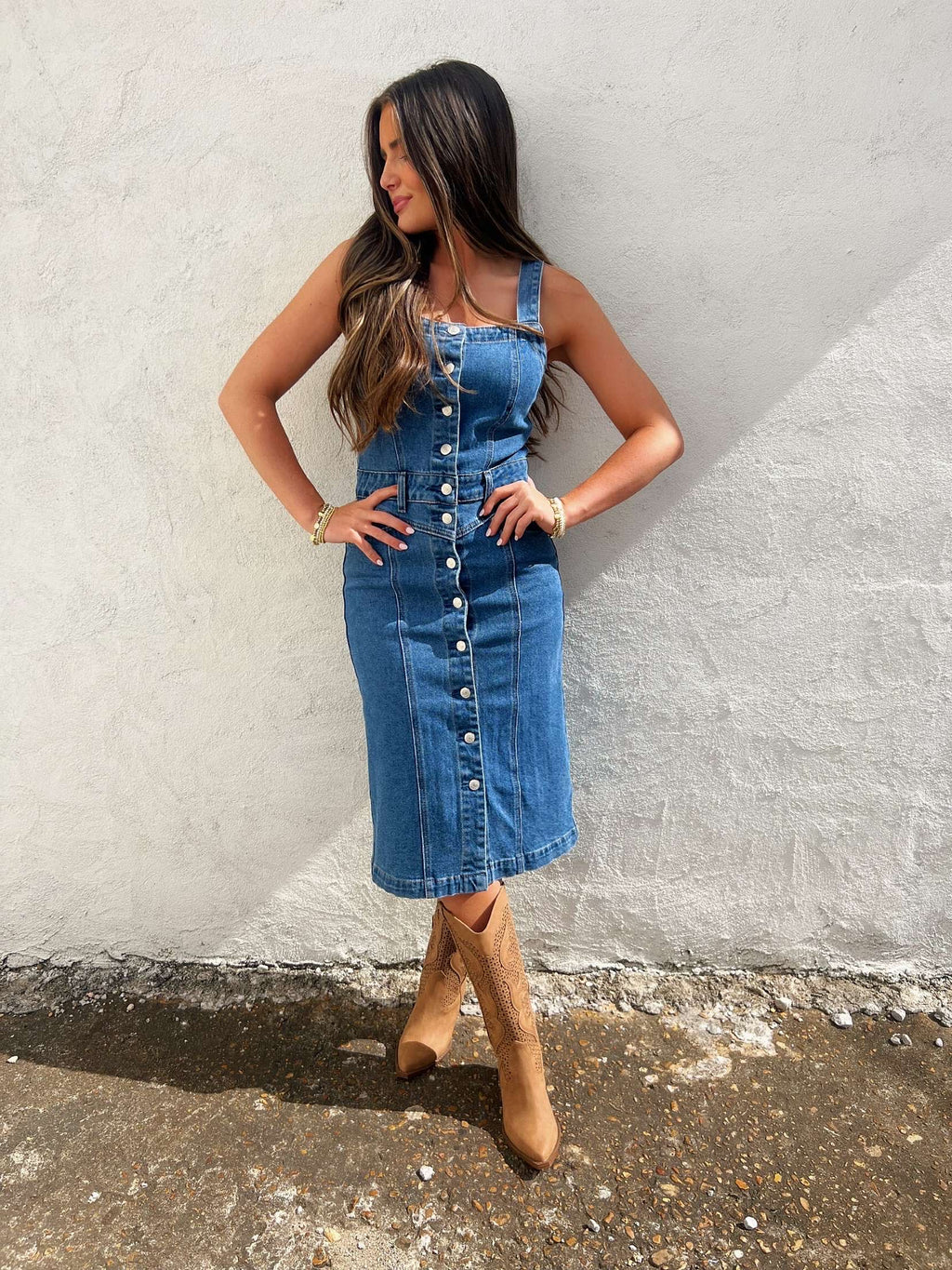 kelsea denim dress