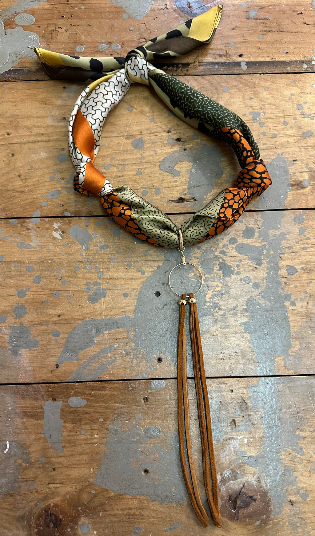 scarf necklace #281