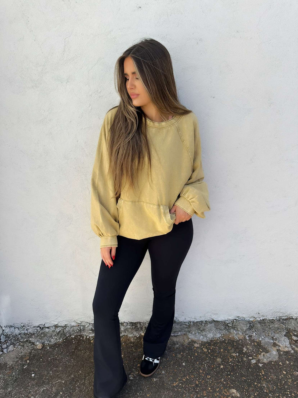 the necessity pullover - mustard