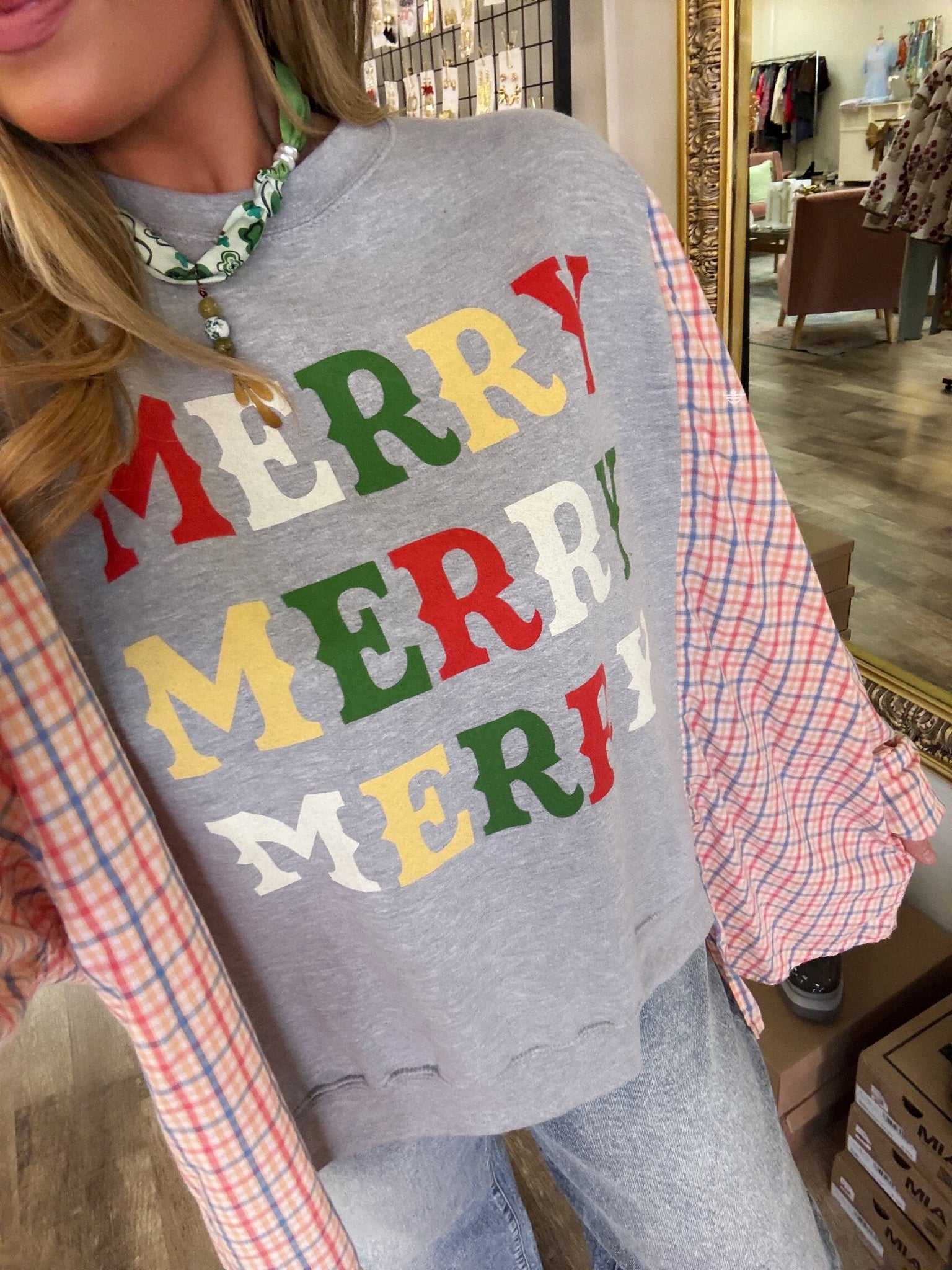 merry one of a kind top