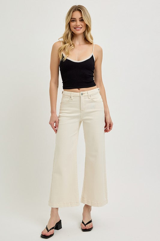 risen ivy tummy control jean in ivory