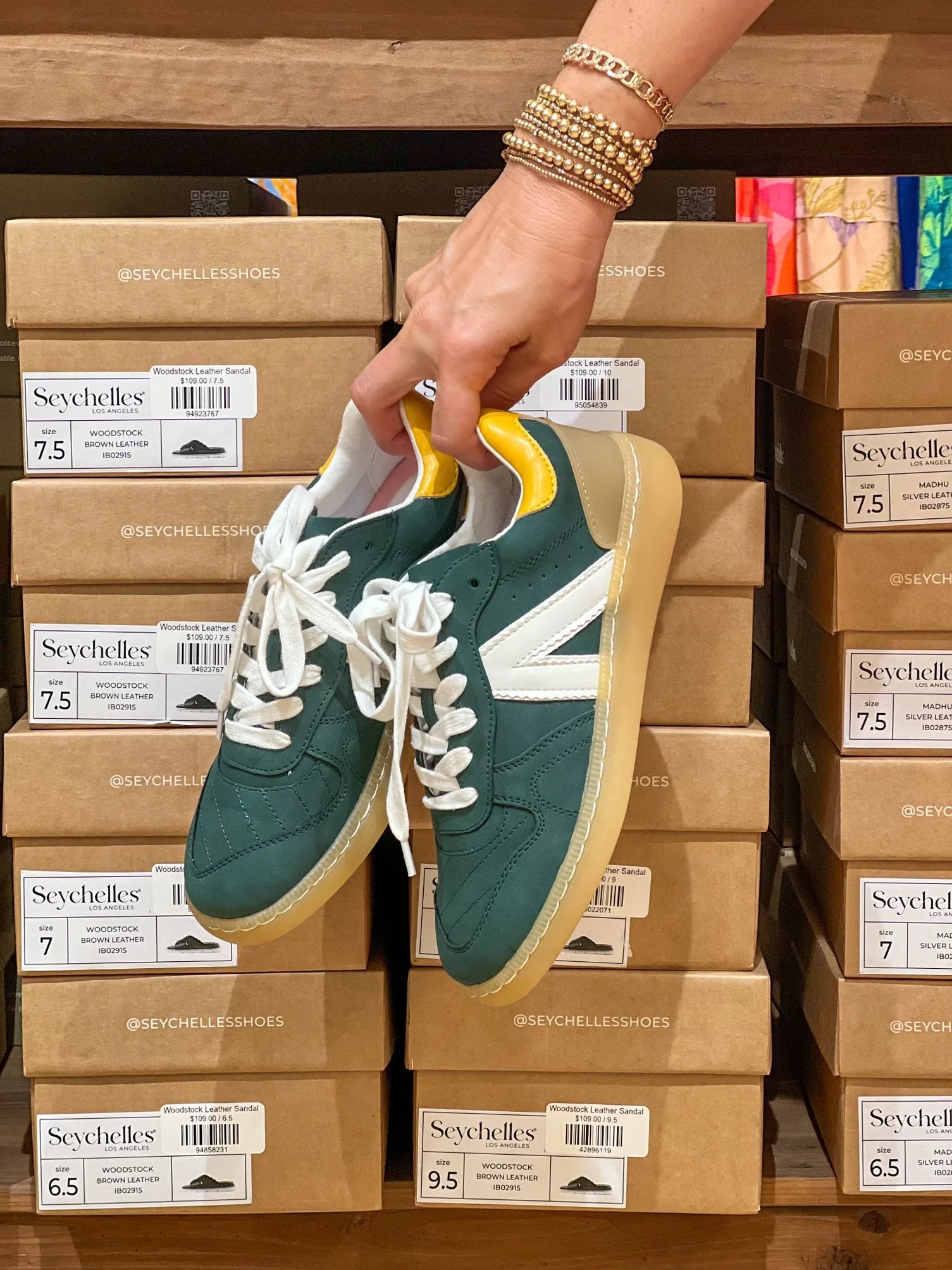 mia vesta sneaker - green