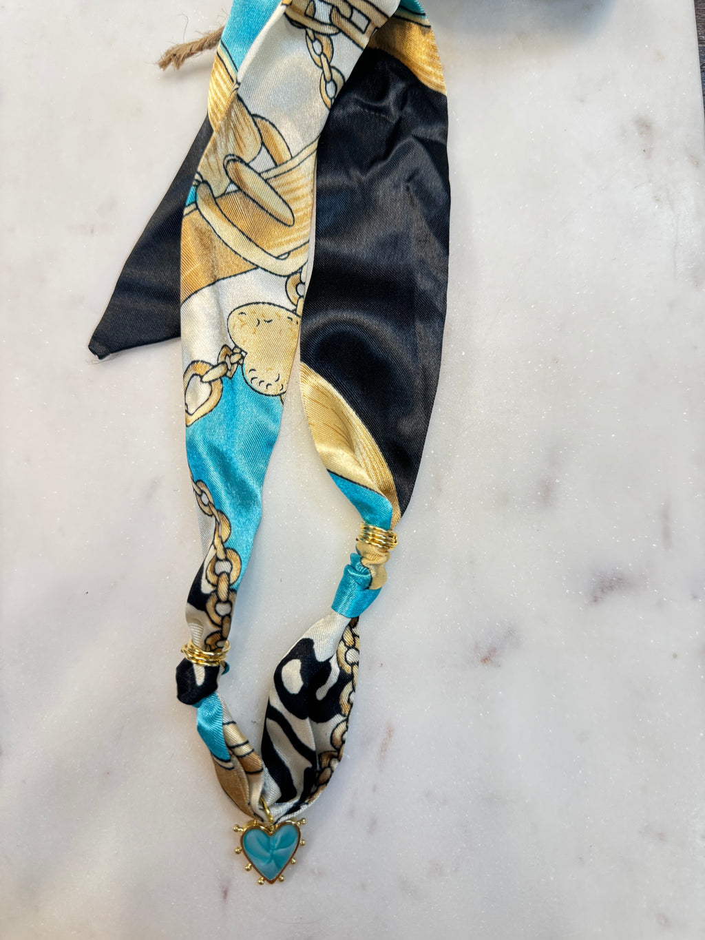 TR scarf necklace #43