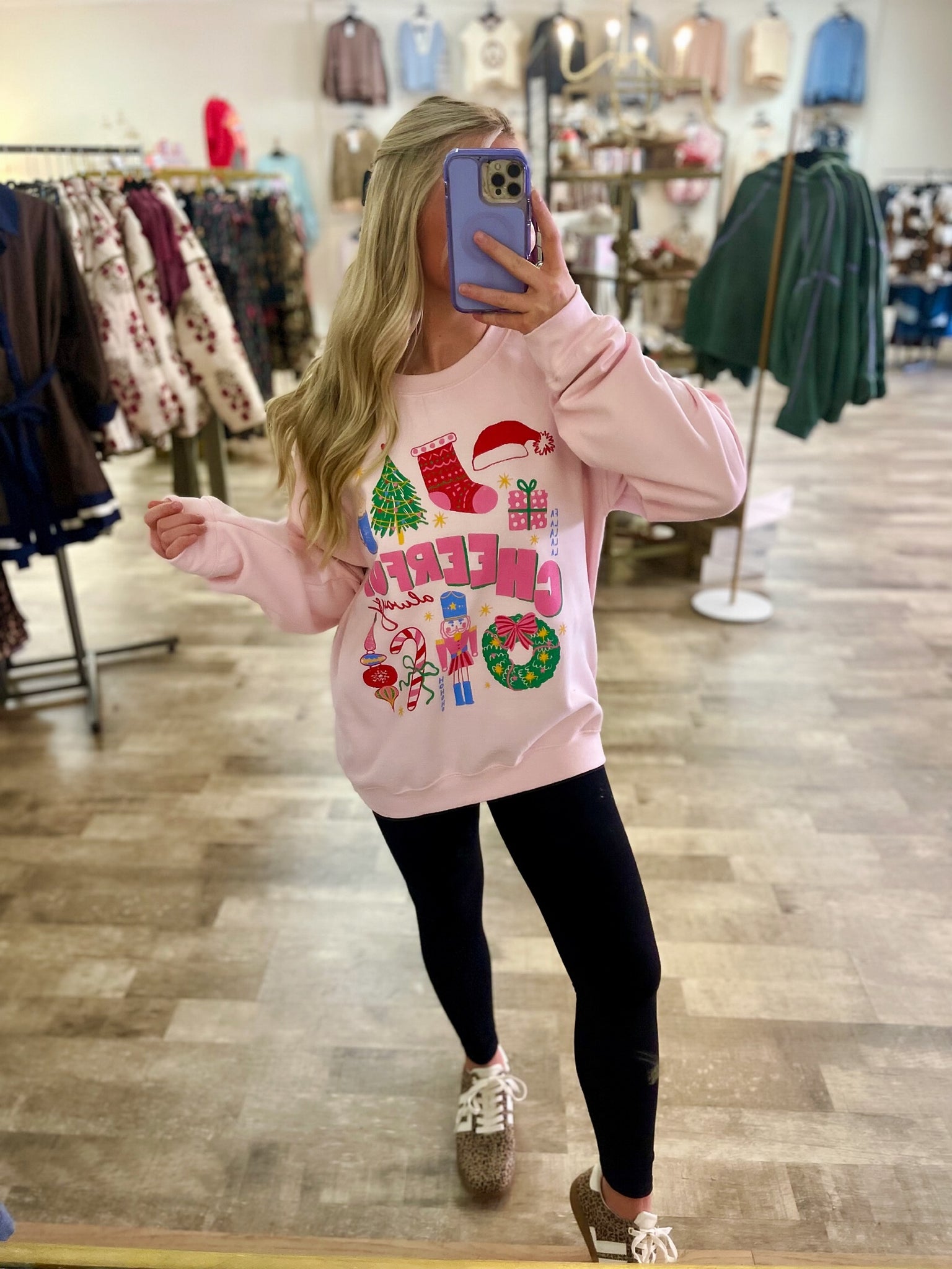 cheerful always sweatshirt