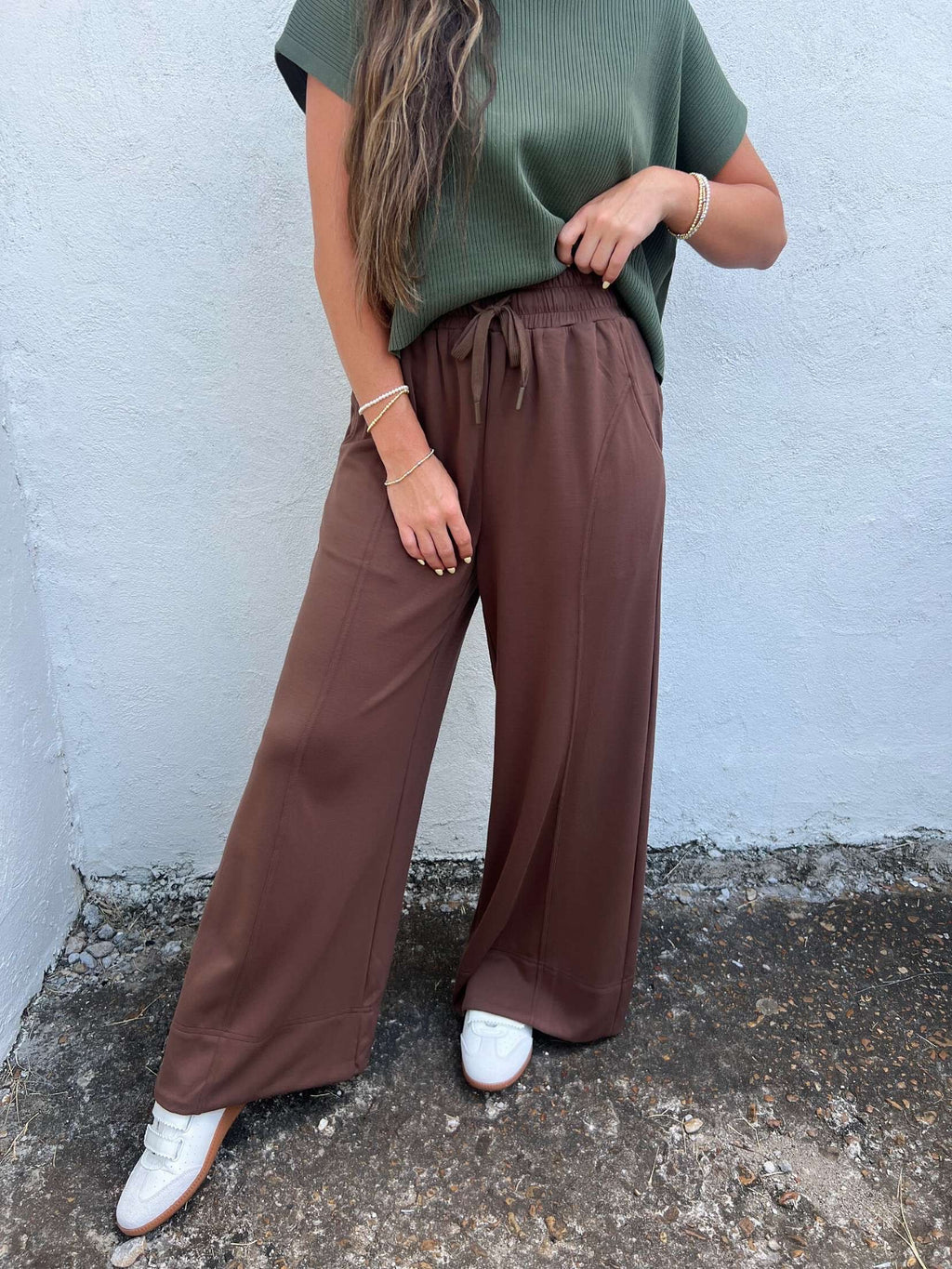 ultimate chocolate comfy wide leg pant