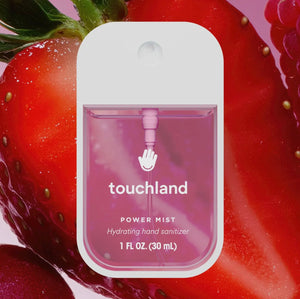 touchland berry bliss power mist hydrating hand sanitizer