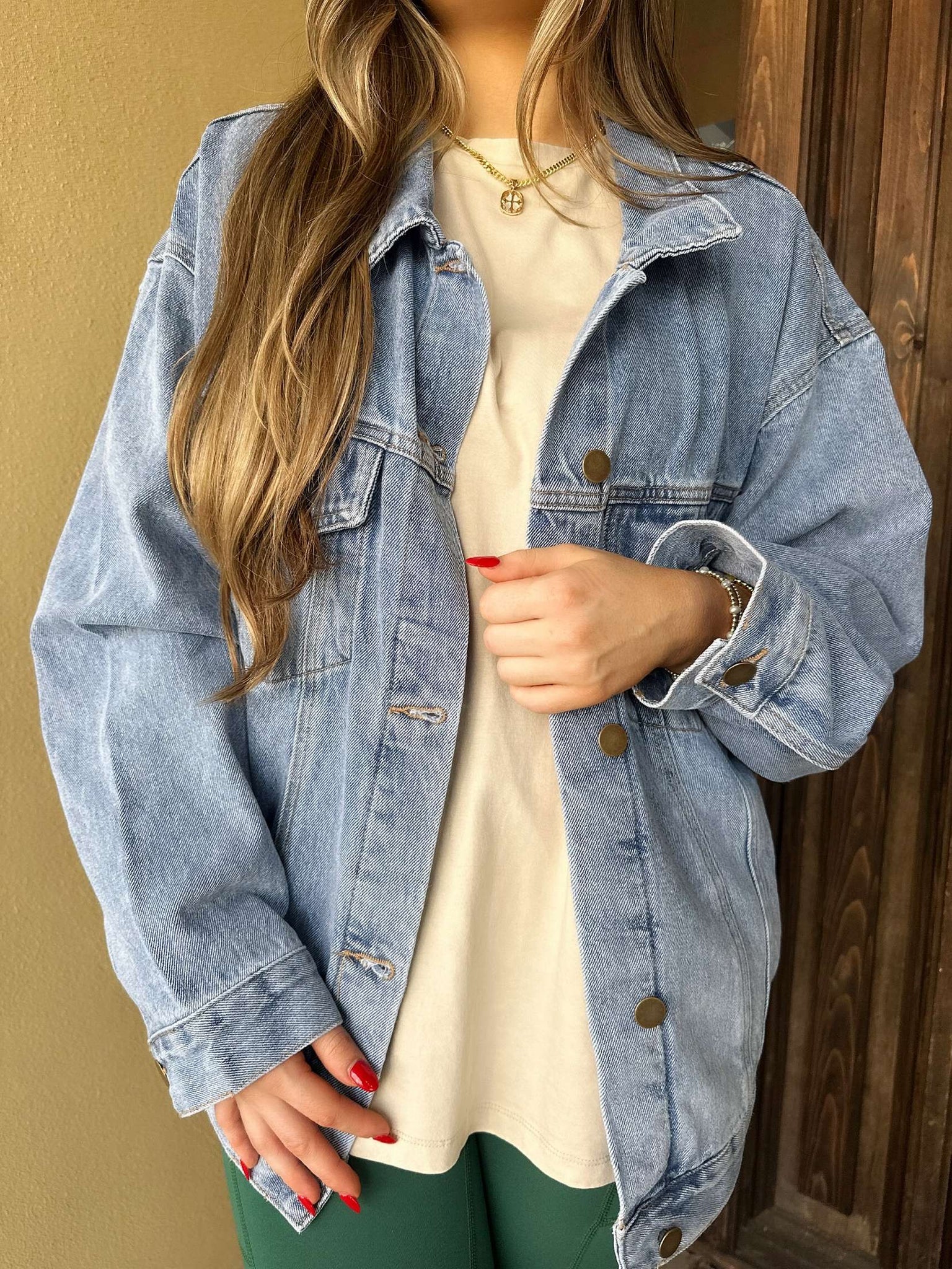 boxy denim jacket