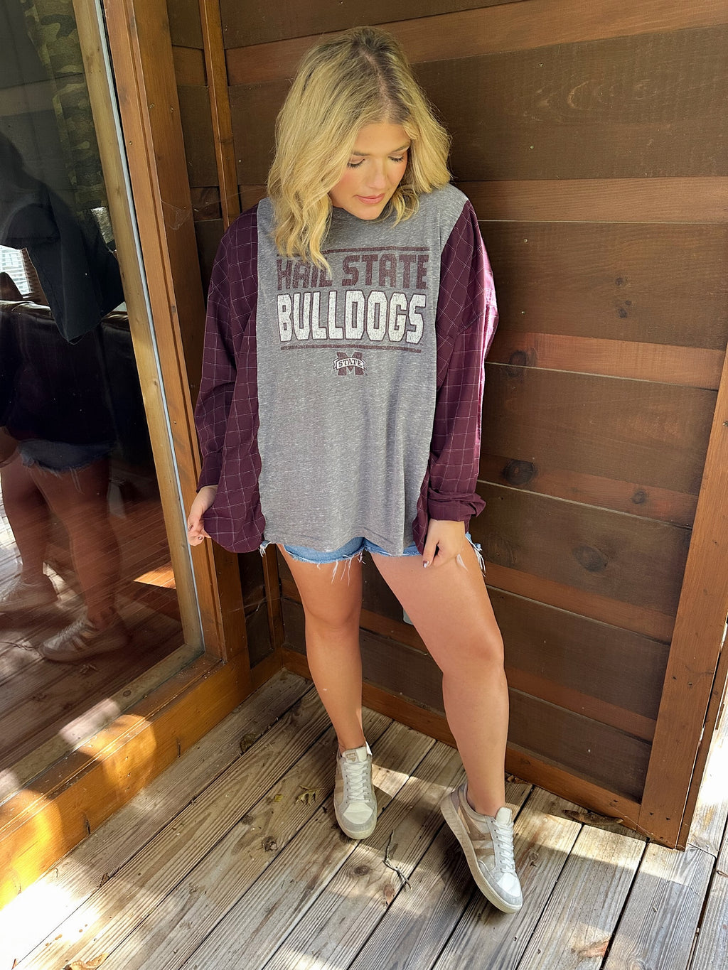hail state bulldogs one of a kind top