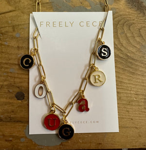 freely cece cougars charm necklace