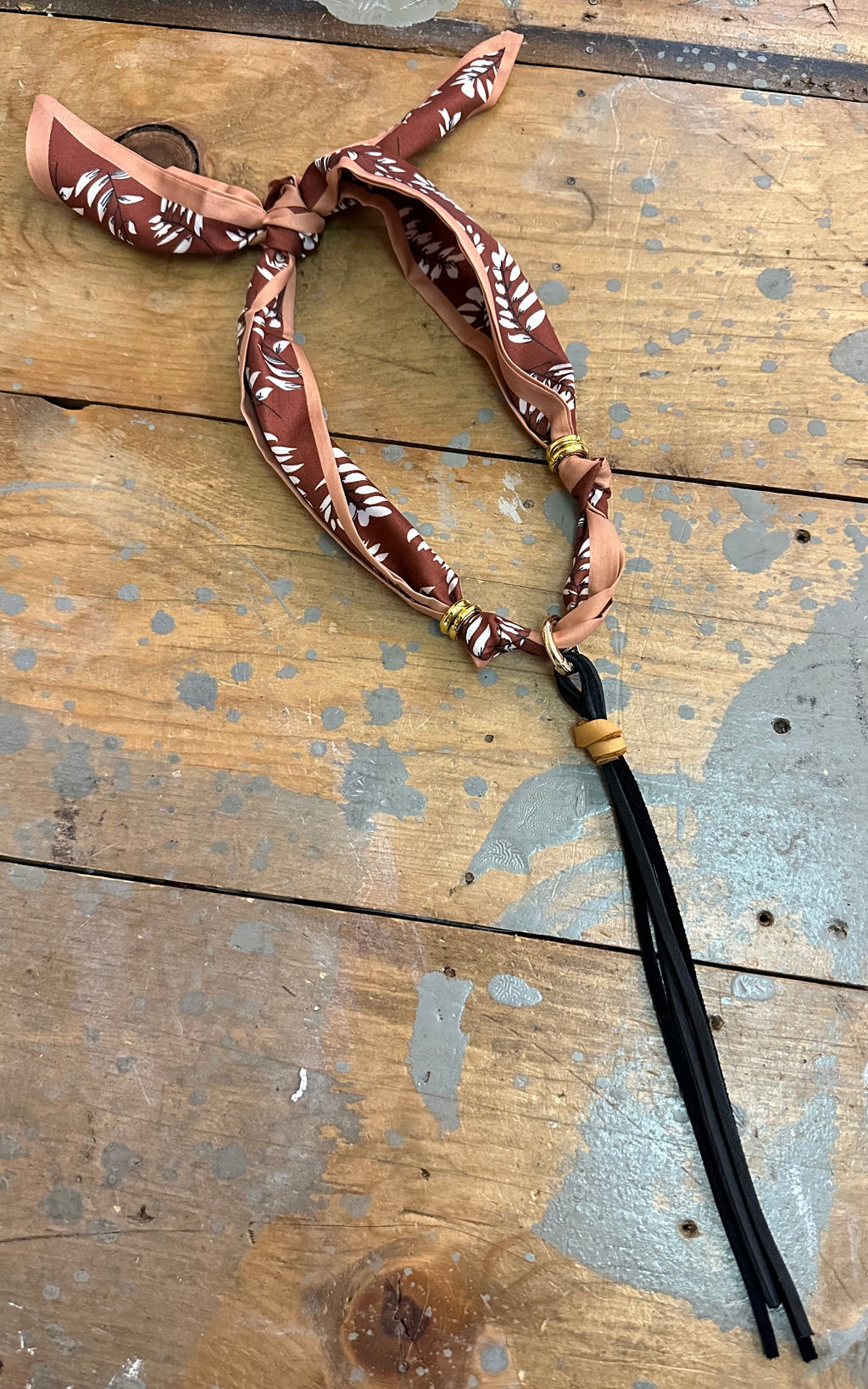 scarf necklace #279