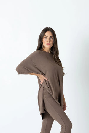 foxy kind all weekend long set - taupe