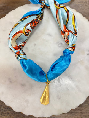 TR scarf necklace #133