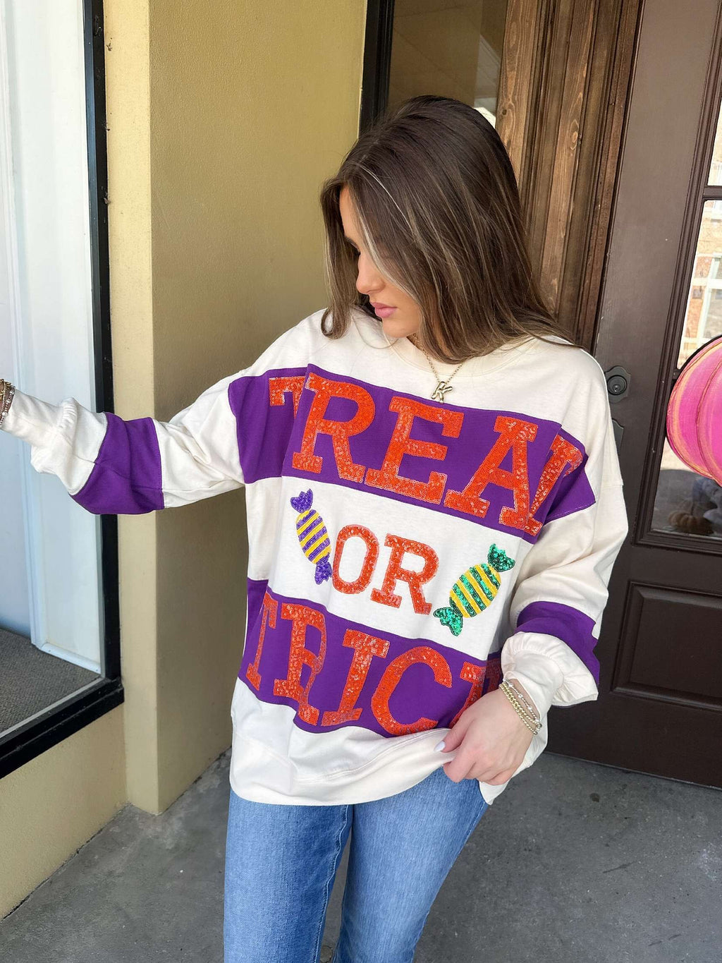 trick or treat pullover