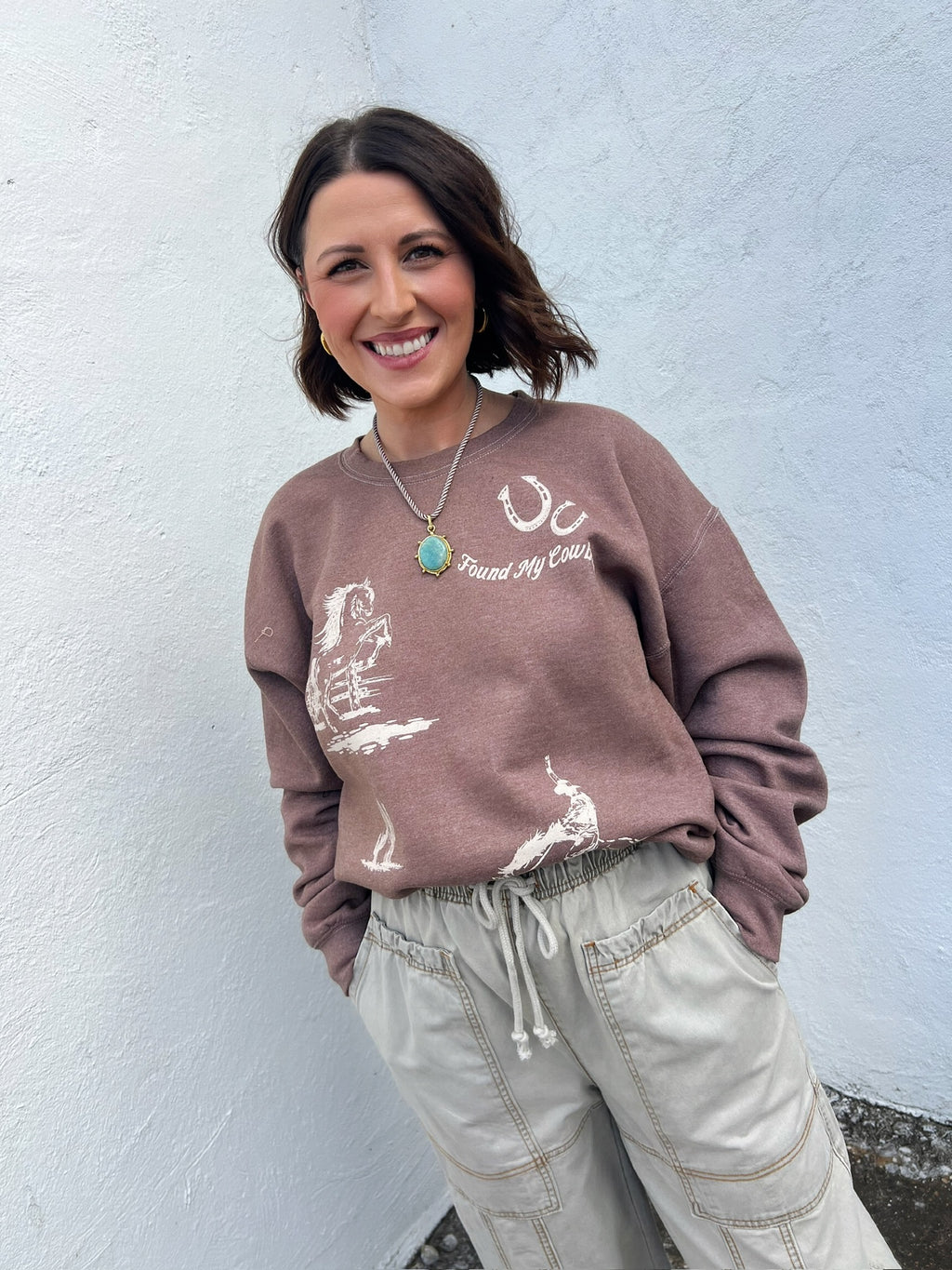 found my cowboy sweatshirt