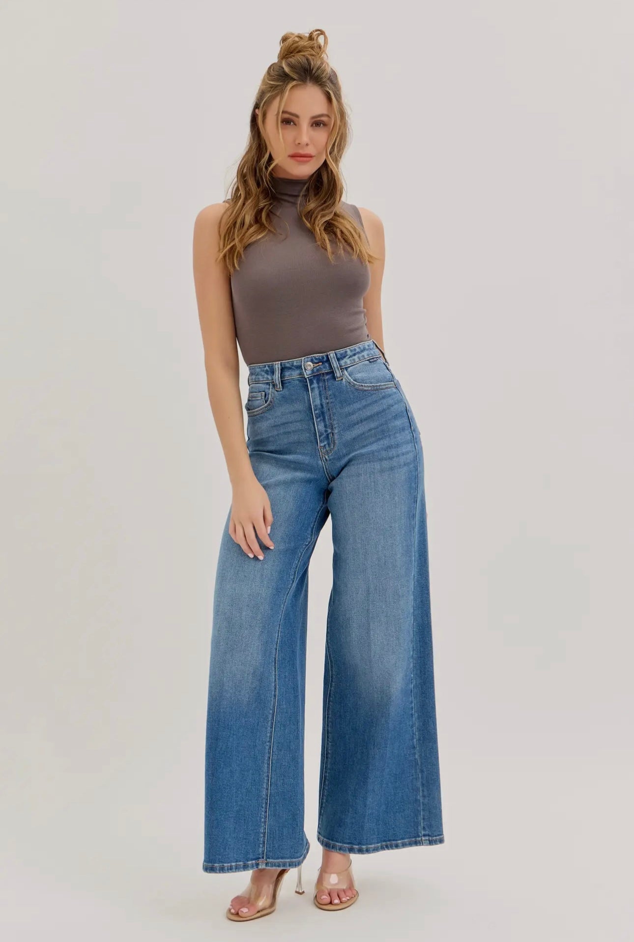 cello shiloh wide leg jean