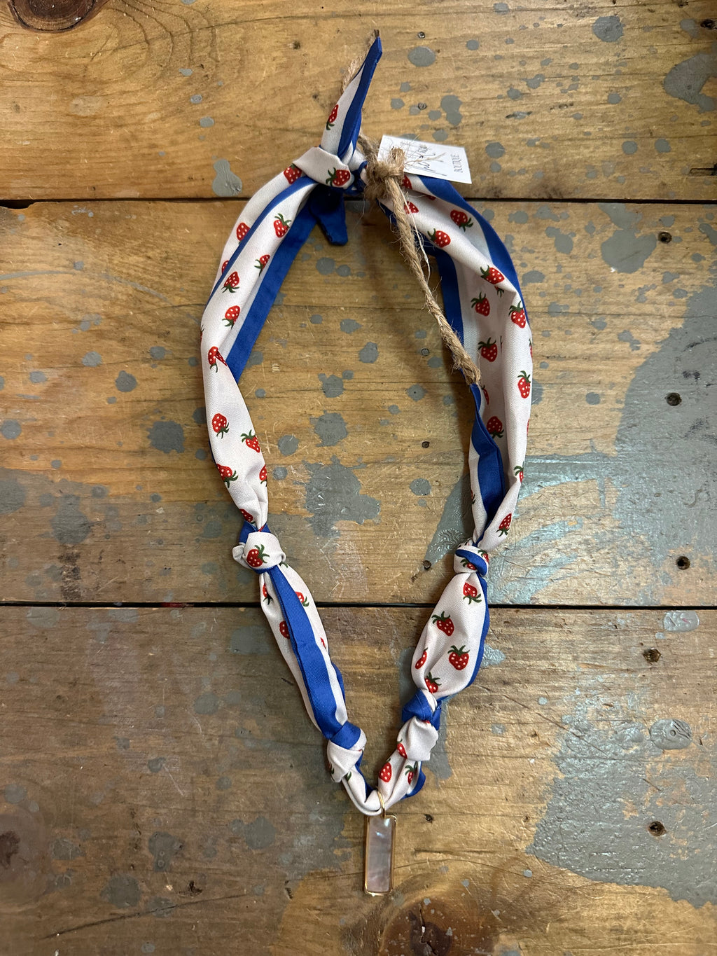 TR scarf necklace #116