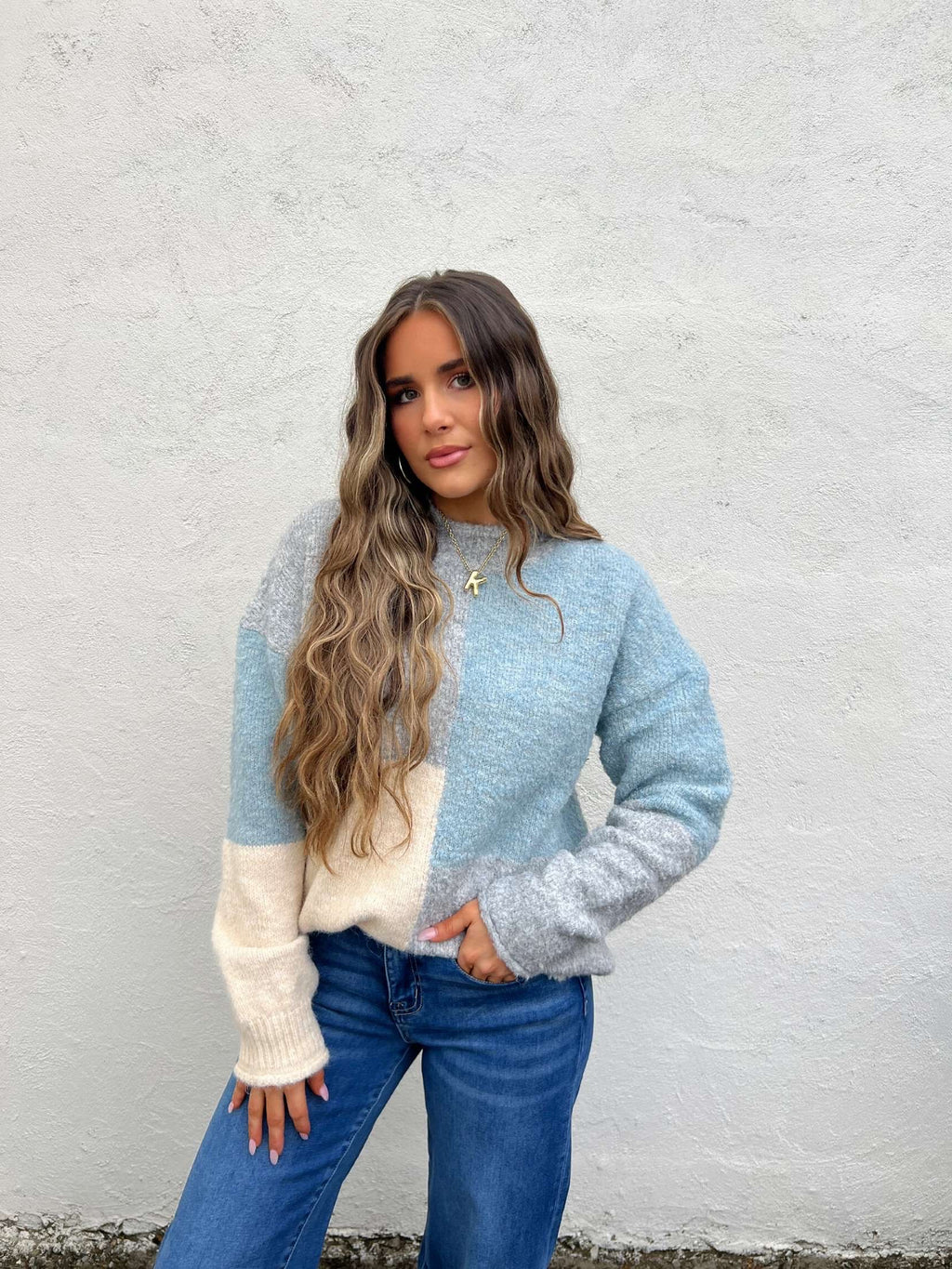 winter blues sweater