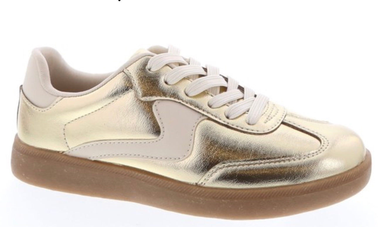 remus sneaker - metallic gold