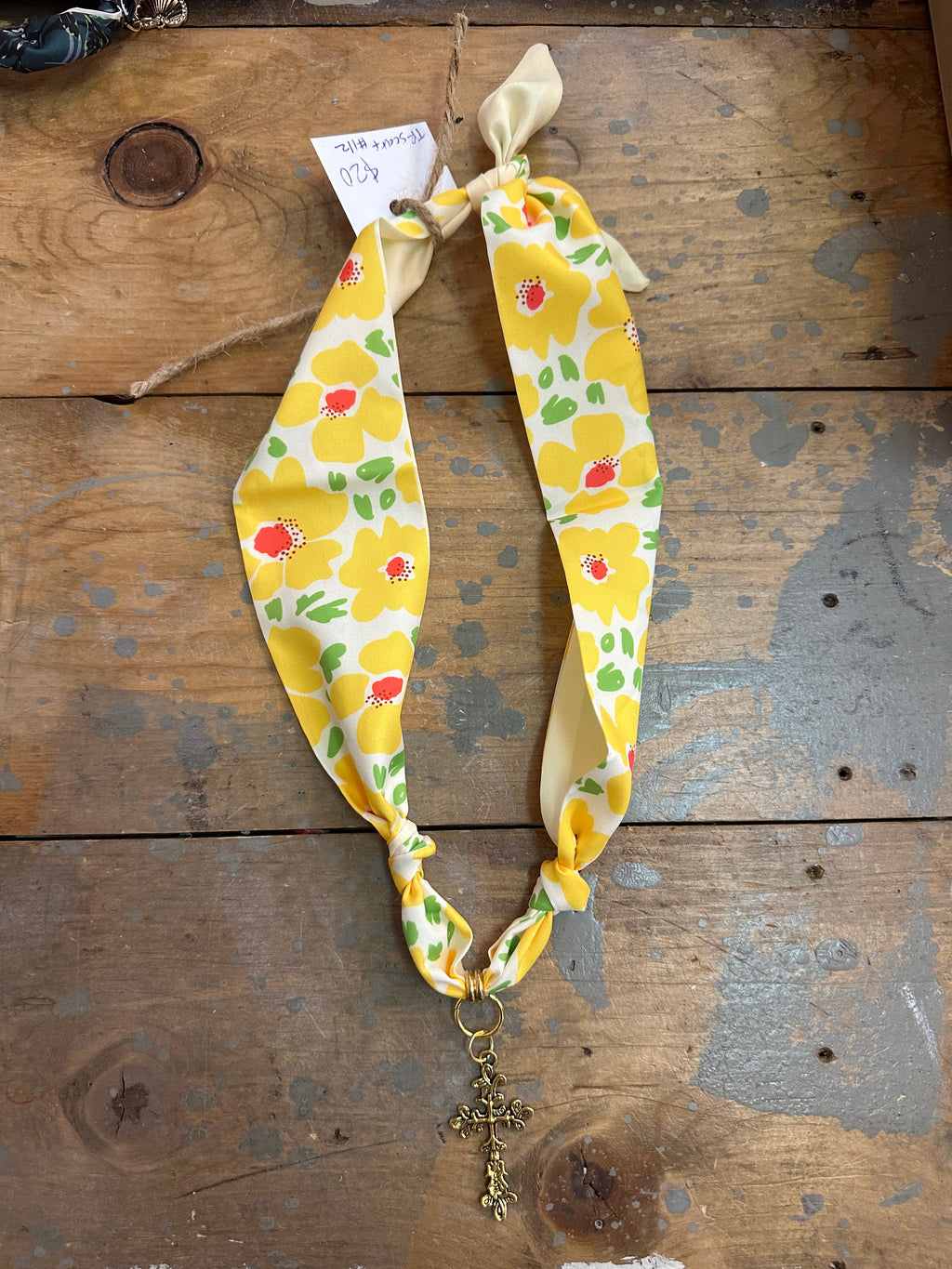 TR scarf necklace #112