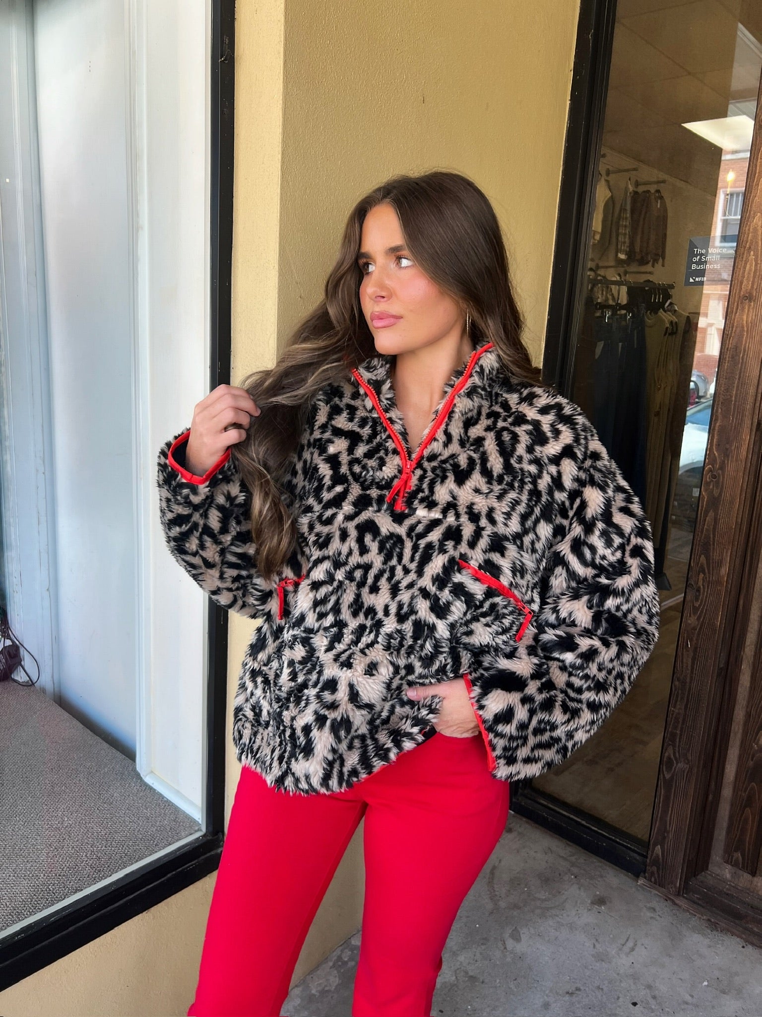 sully sherpa quarter zip