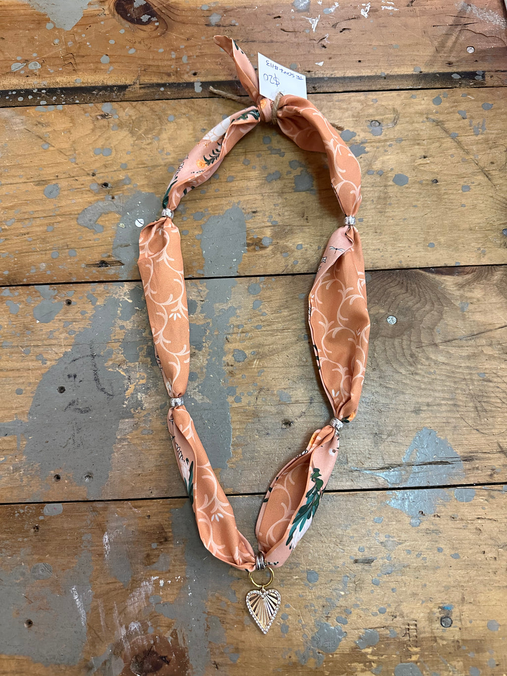 TR scarf necklace #113