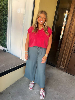 something good pant in teal