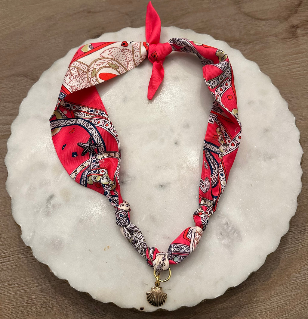 TR scarf necklace #85