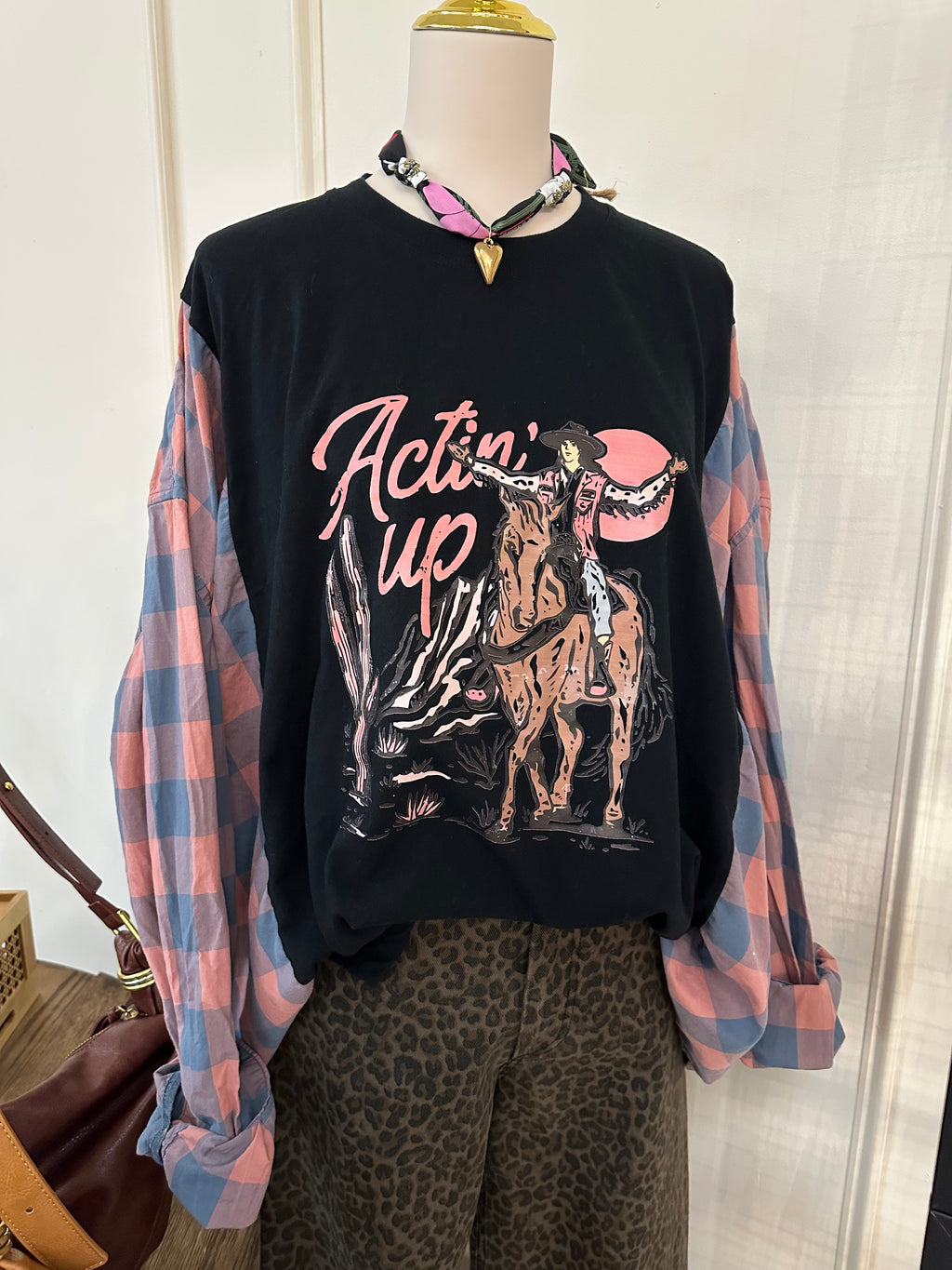 actin’ up one of a kind top