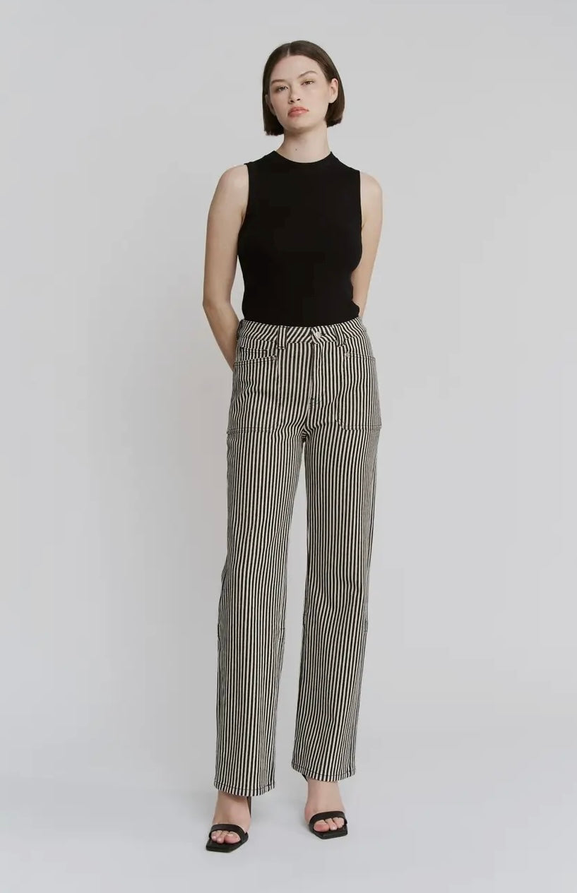 mica breck striped straight jean