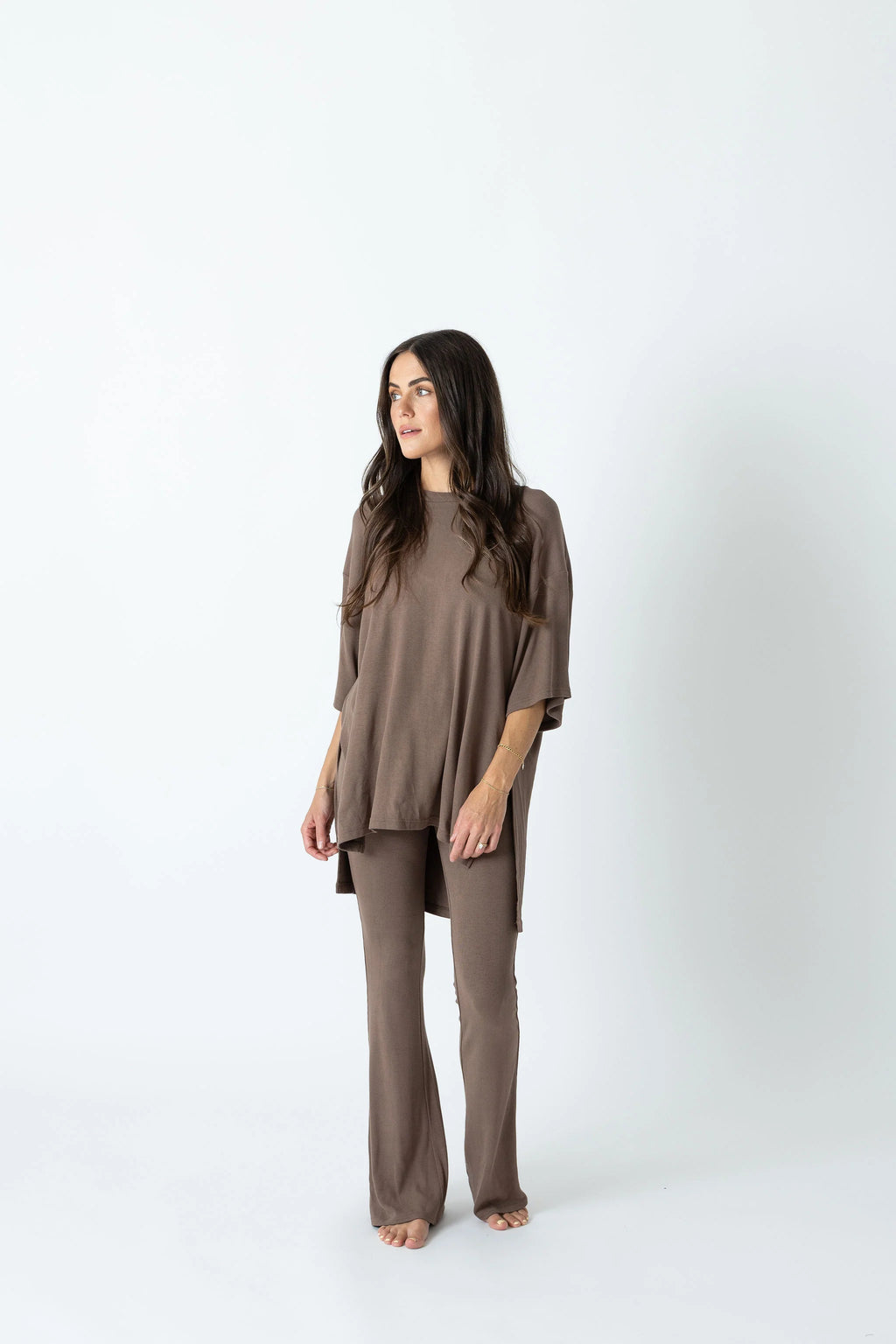 foxy kind all weekend long set - taupe
