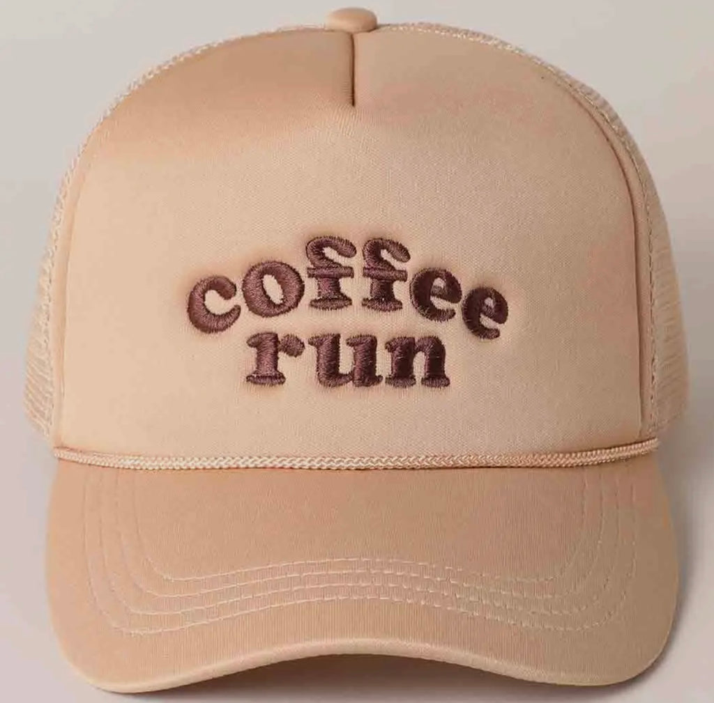coffee run hat