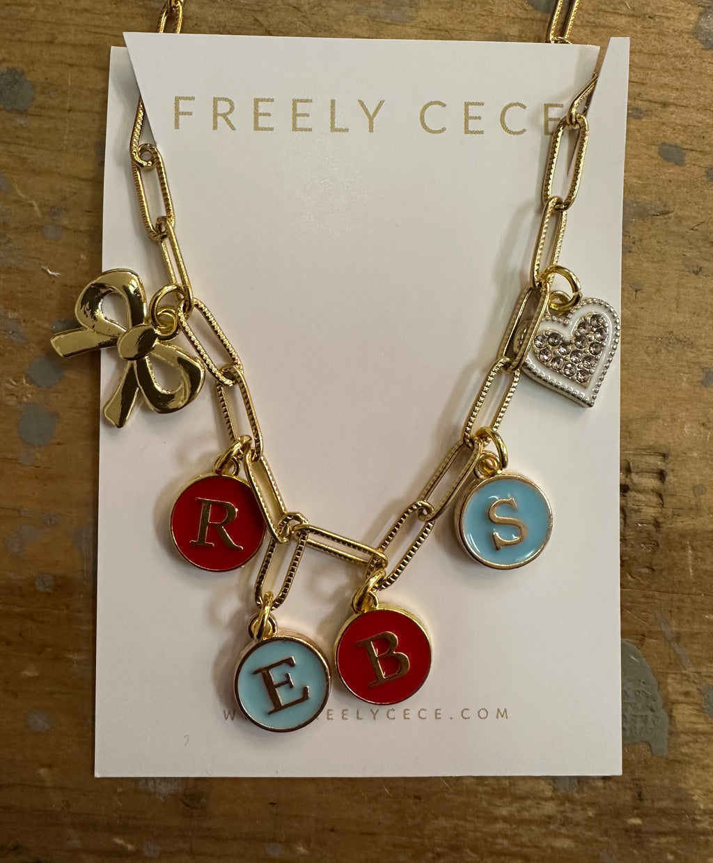 freely cece Ole Miss charm necklace