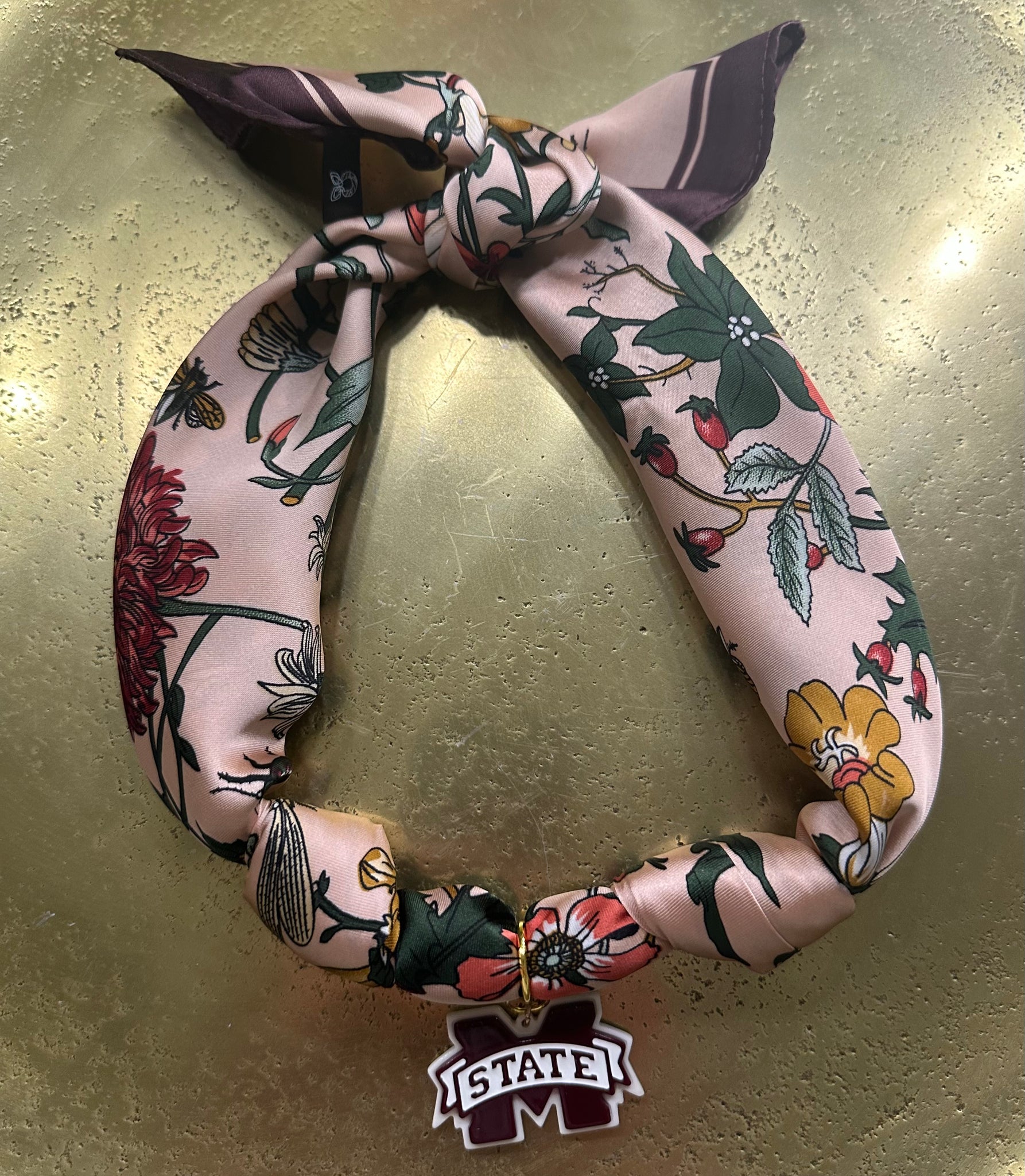 mississippi state scarf necklace #3