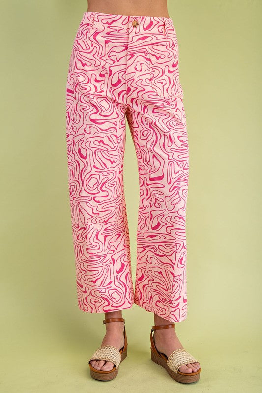 lindsy retro pant in pink
