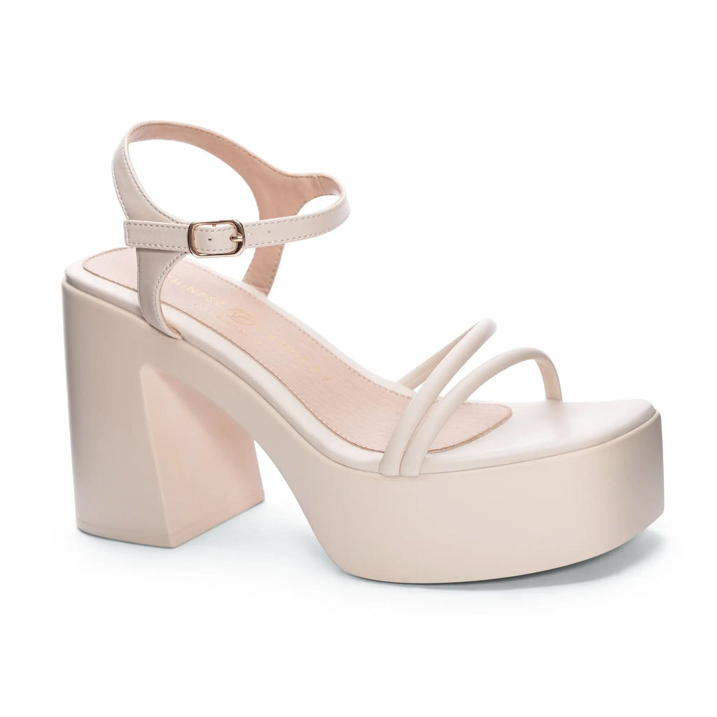 chinese laundry avianna platform sandal - cream