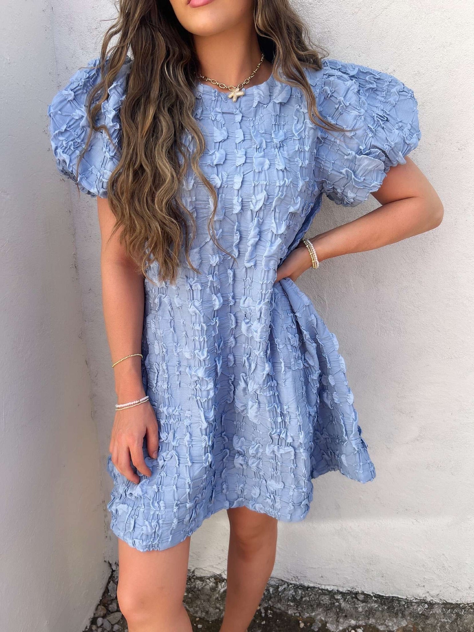 sydni dress - blue