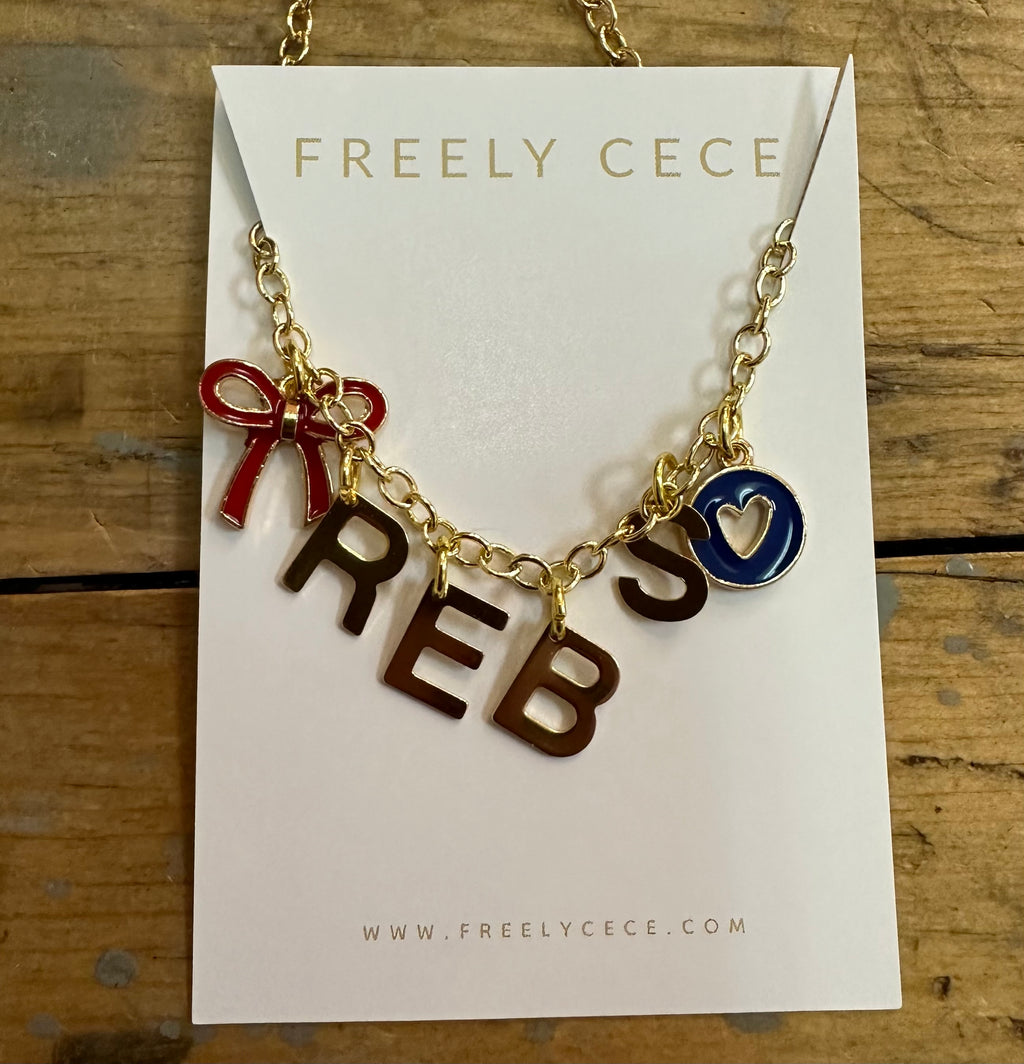 freely cece Ole Miss charm necklace